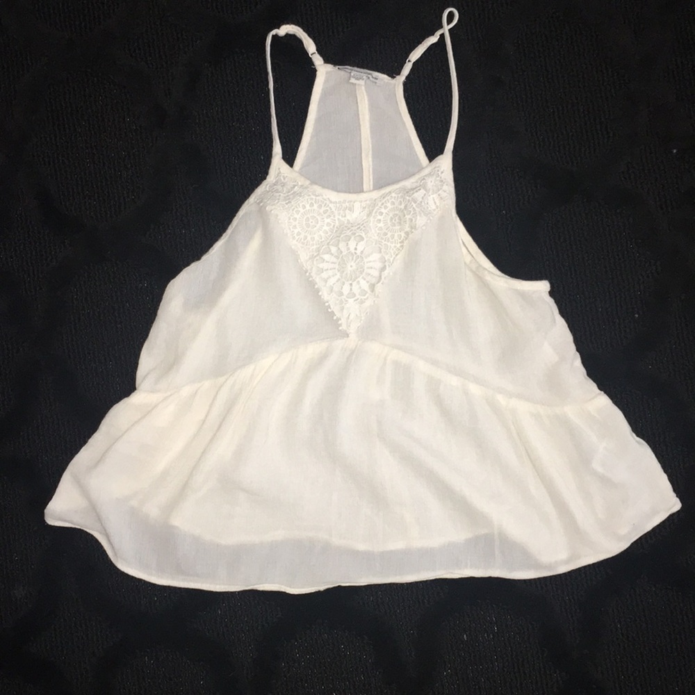 American eagle cream colored tank